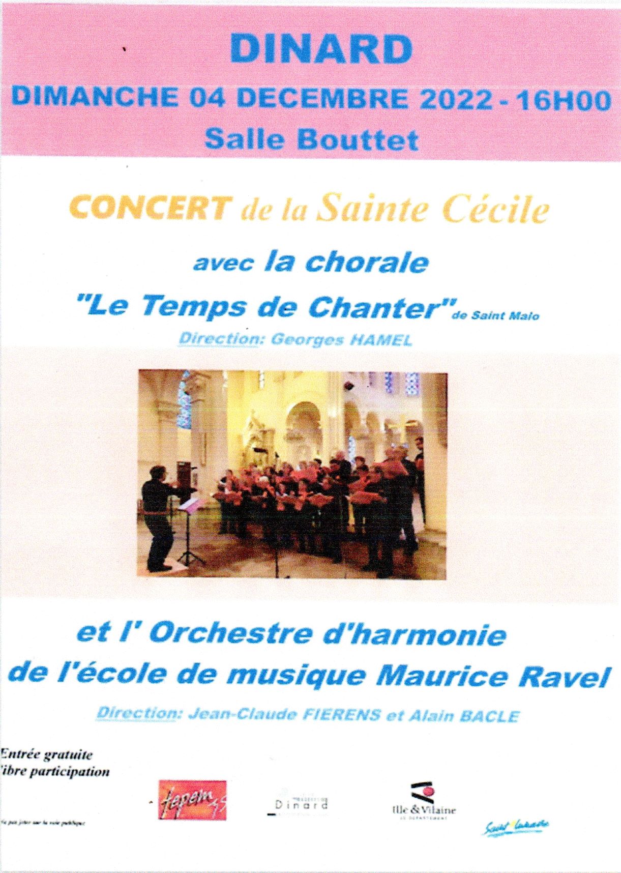 Affiche concert Dinard 04122022