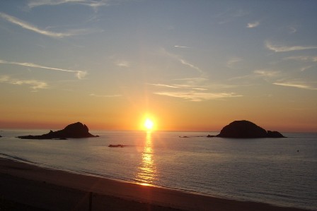 Coucher de soleil La Guimorais 2010