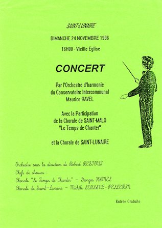 Affiche concert St Lunaire
